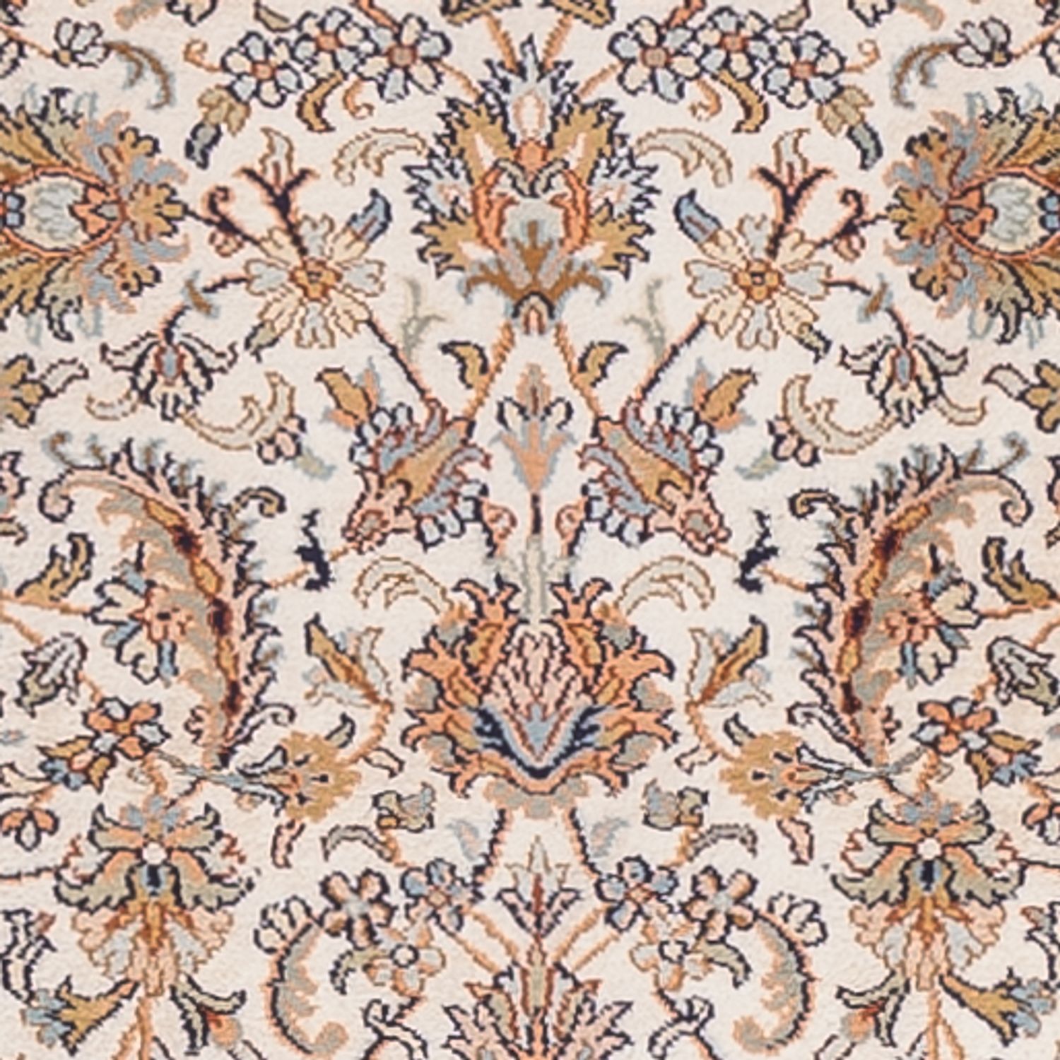 Runner Silk Rug - Kashmir Silk - 308 x 80 cm - beige