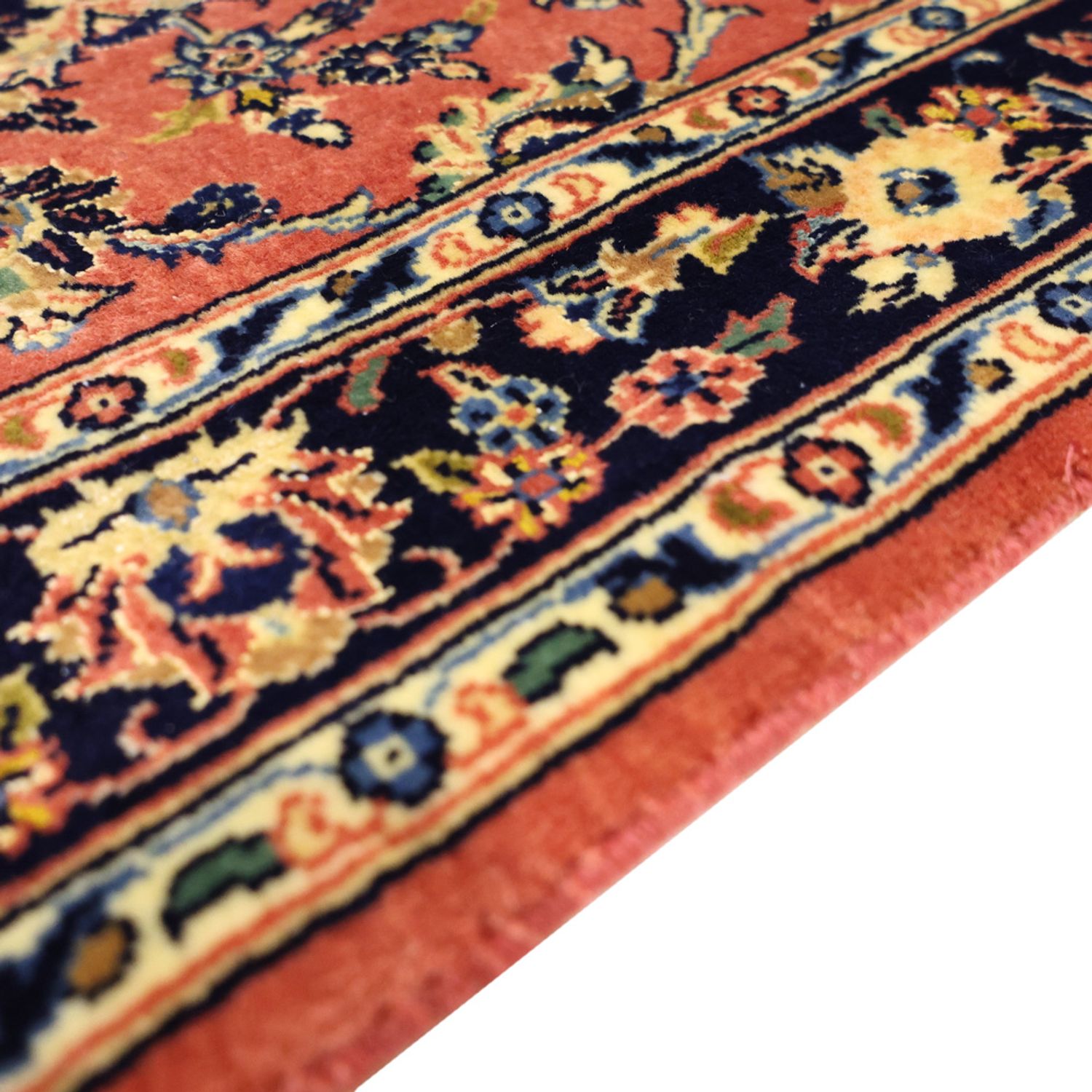 Perser Rug - Keshan - Silk Warp - 122 x 59 cm - red
