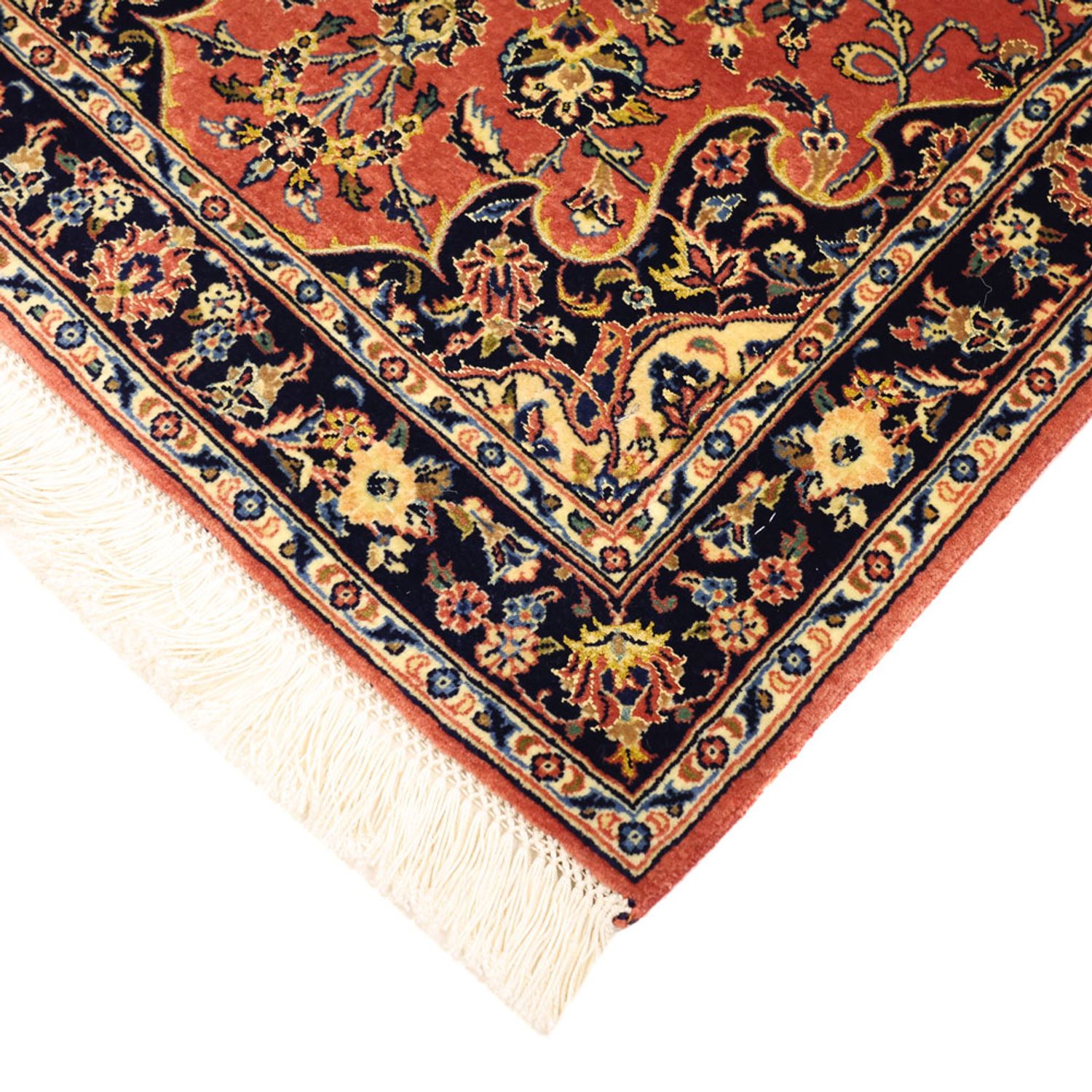 Perser Rug - Keshan - Silk Warp - 122 x 59 cm - red