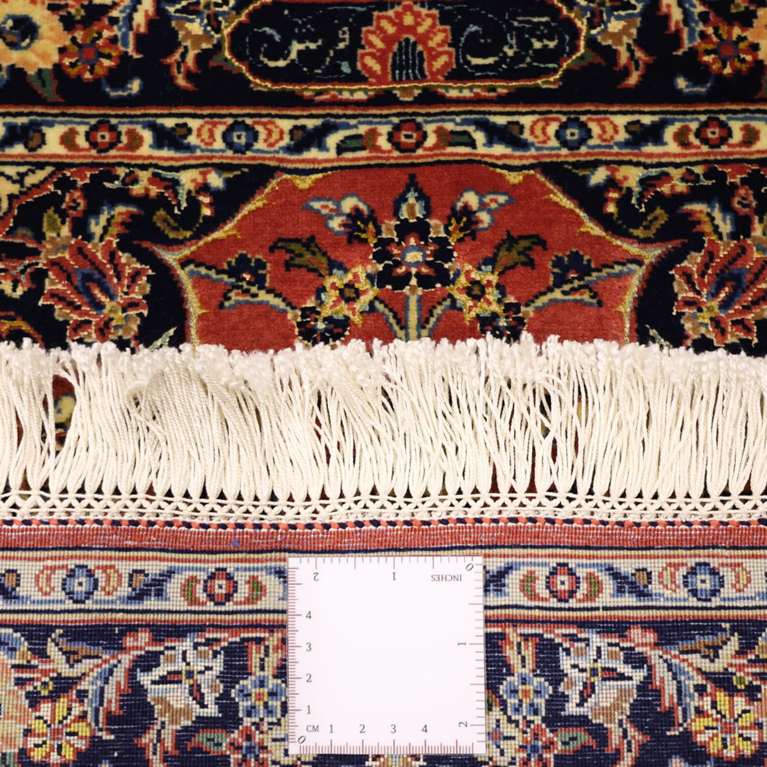 Perser Rug - Keshan - Silk Warp - 122 x 59 cm - red
