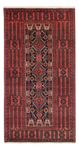 Runner Belutsch Rug - 195 x 100 cm - dark red