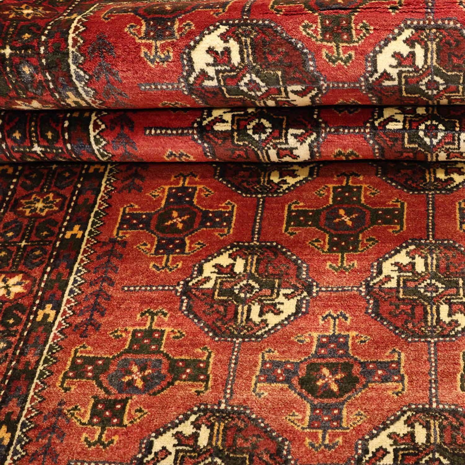 Runner Belutsch Rug - 205 x 104 cm - red