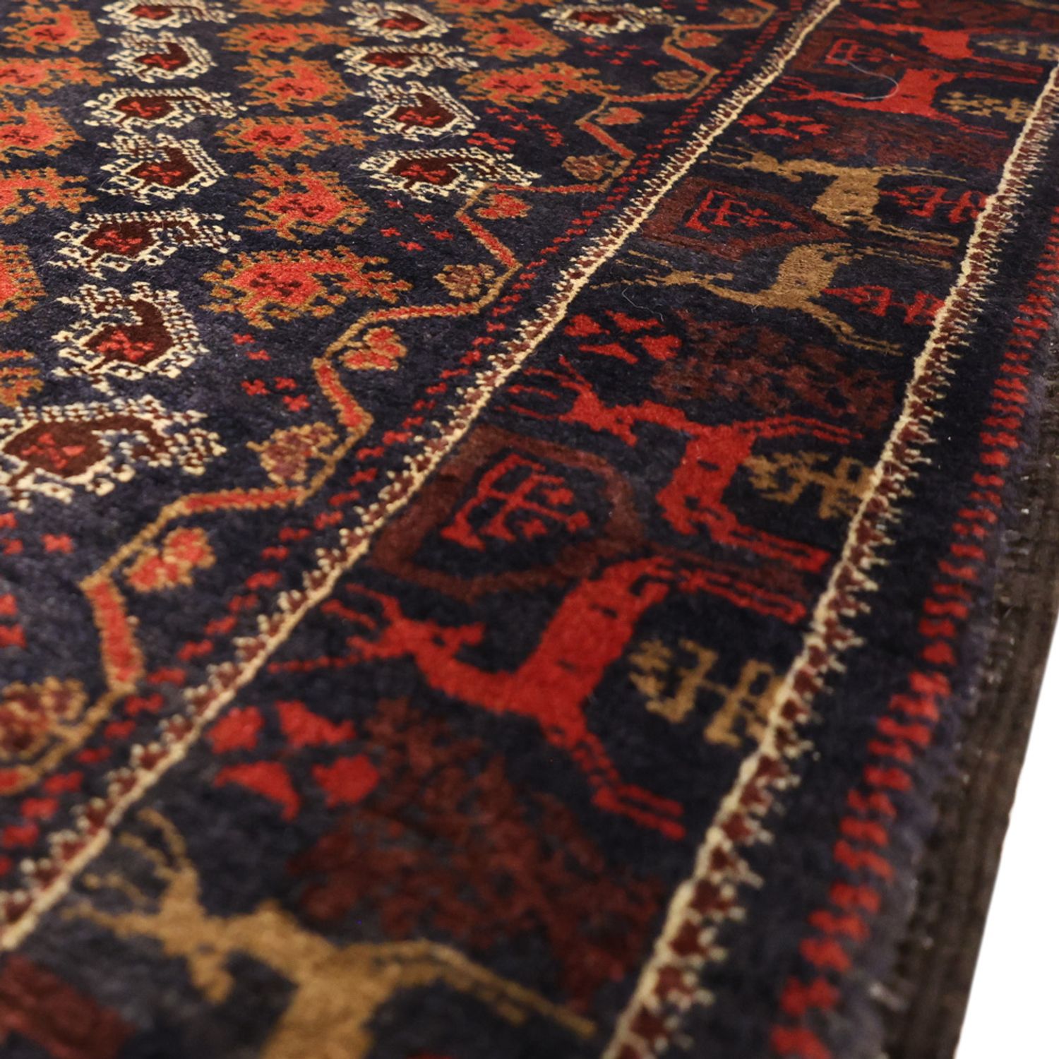 Runner Belutsch Rug - 210 x 110 cm - multicolored