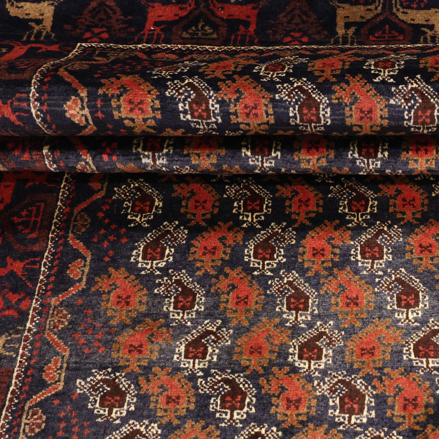 Runner Belutsch Rug - 210 x 110 cm - multicolored