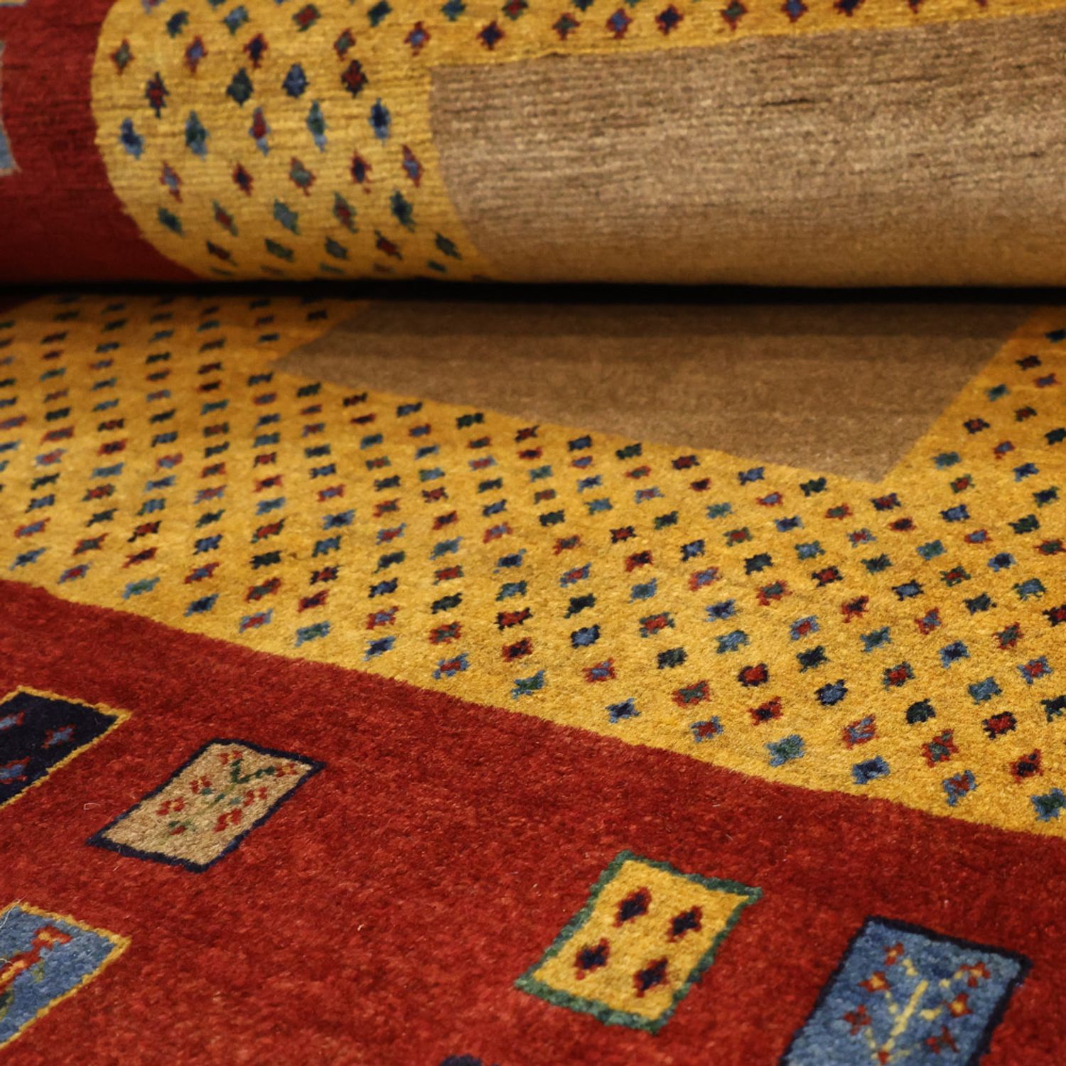 Gabbeh Rug - Loribaft Perser - 158 x 108 cm - multicolored