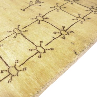 Gabbeh Rug - Kashkuli Perser - 150 x 101 cm - beige