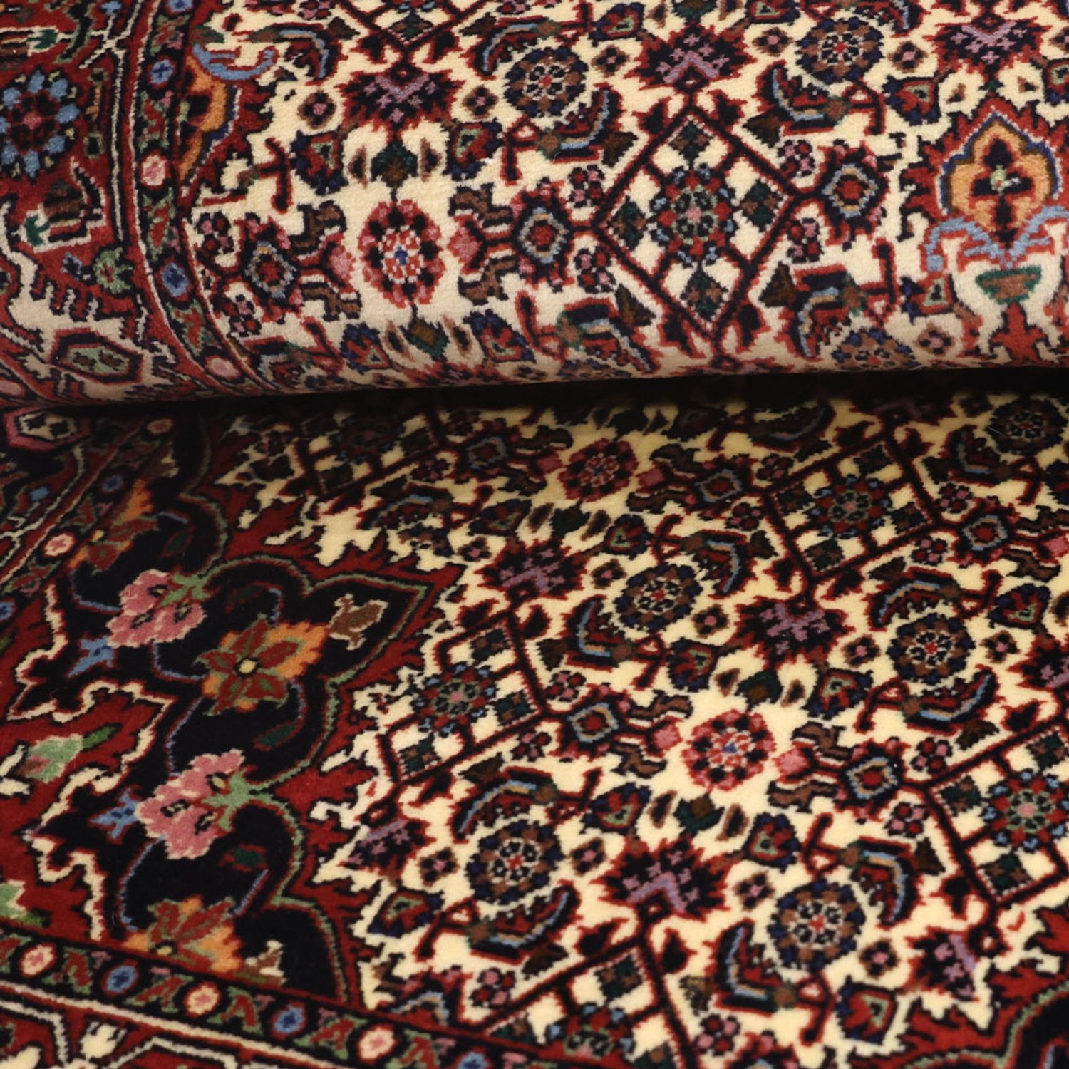 Perser Rug - Bidjar - 137 x 72 cm - dark beige