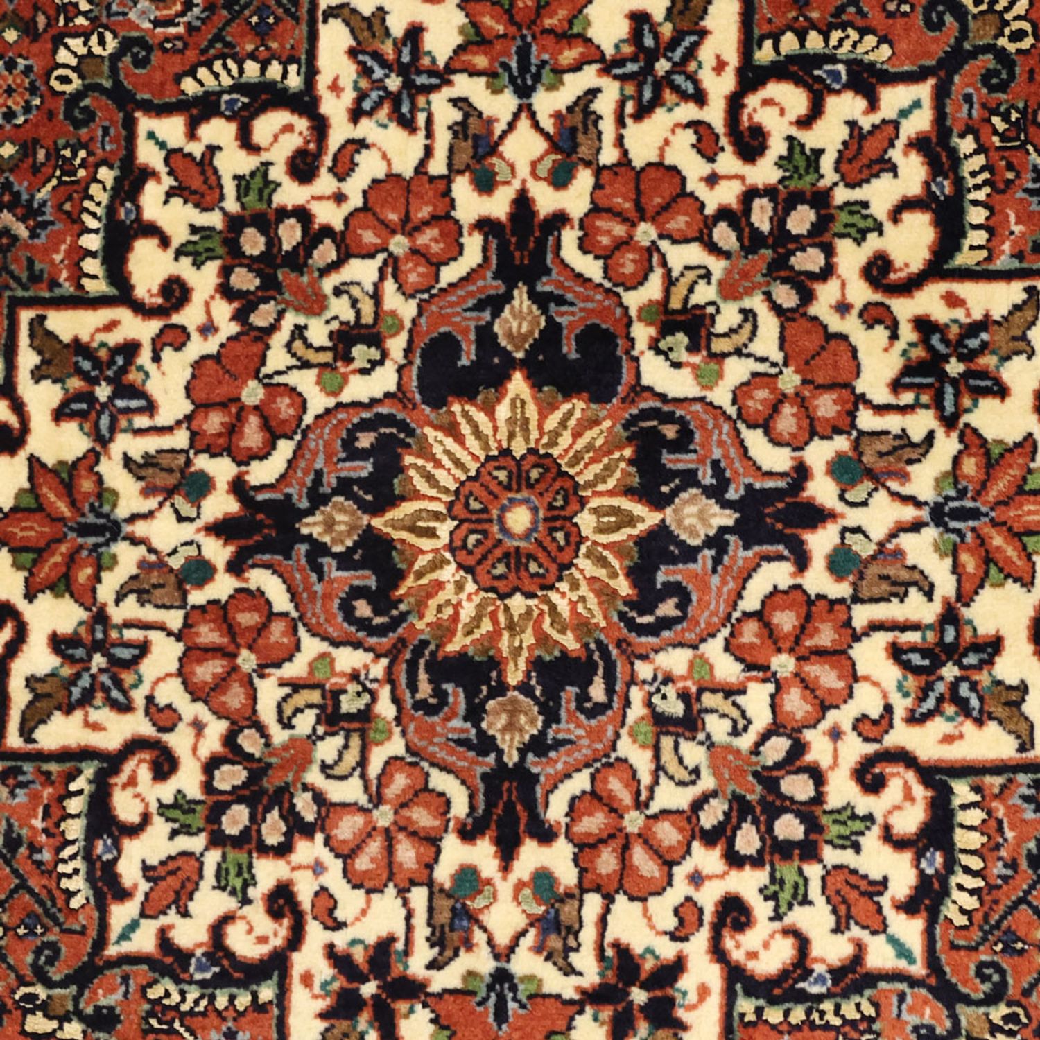 Perser Rug - Bidjar - 141 x 89 cm - dark beige