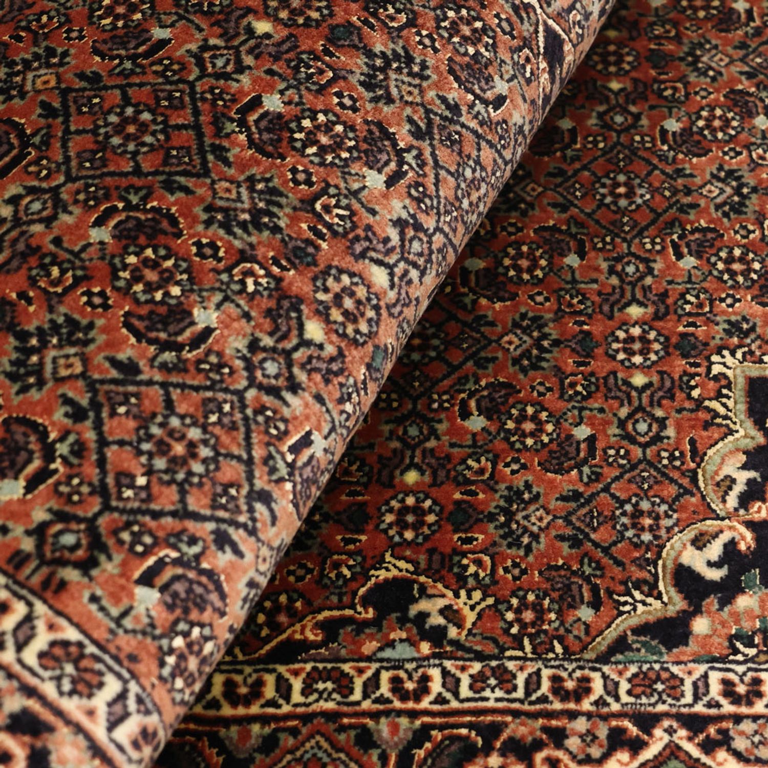 Perser Rug - Bidjar - 151 x 87 cm - dark beige