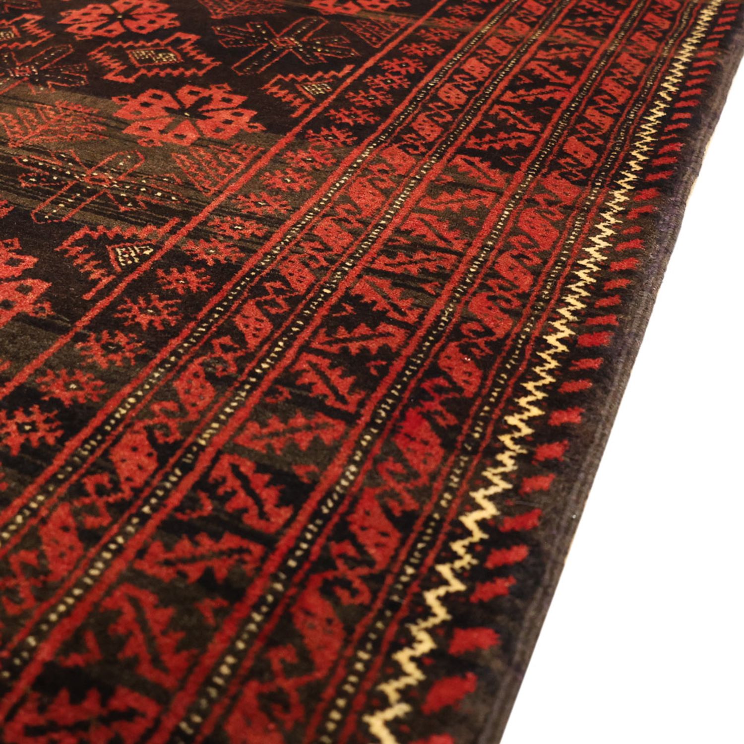 Runner Belutsch Rug - 196 x 102 cm - multicolored