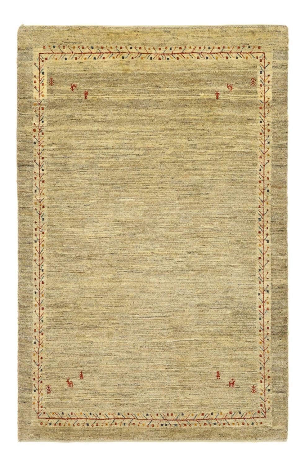 Gabbeh Rug - Kashkuli Perser - 125 x 82 cm - beige