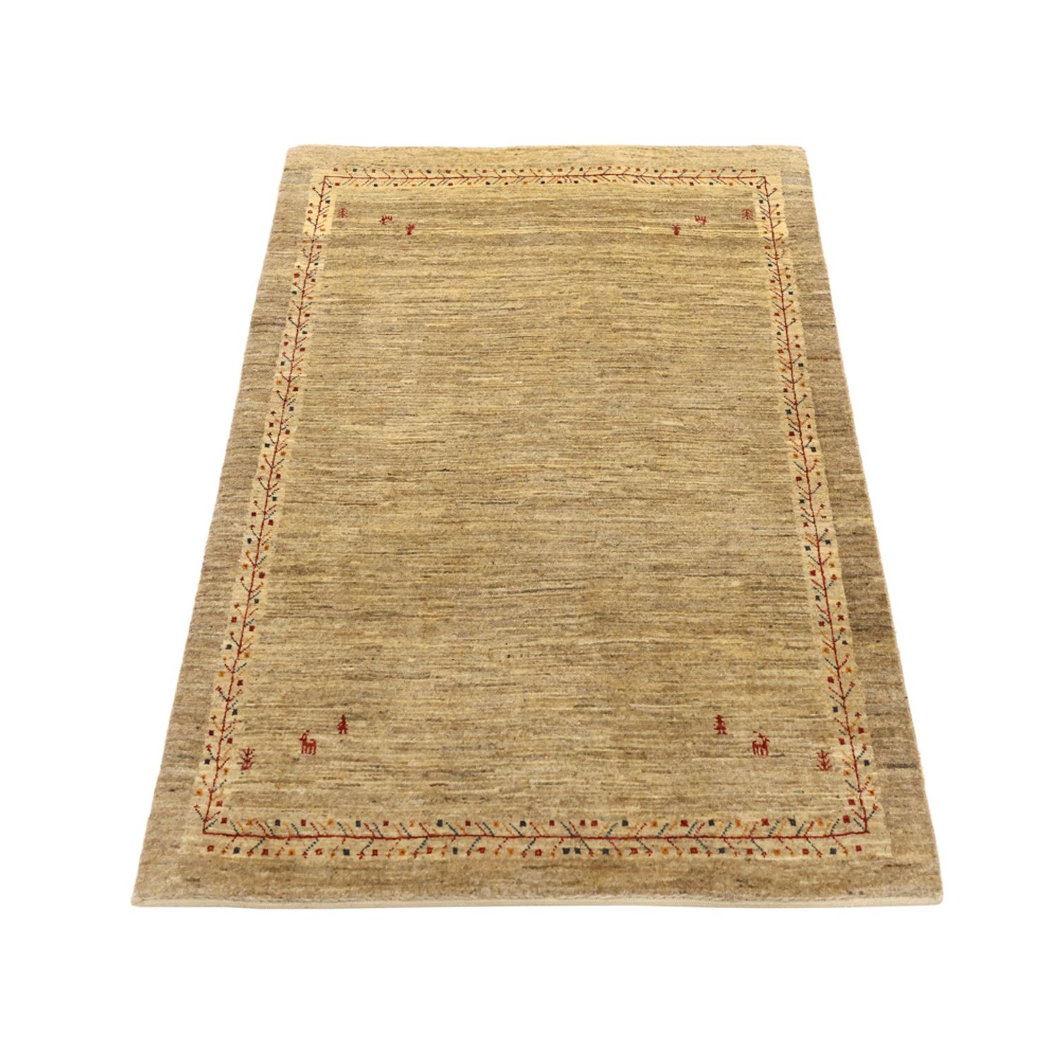 Gabbeh Rug - Kashkuli Perser - 125 x 82 cm - beige