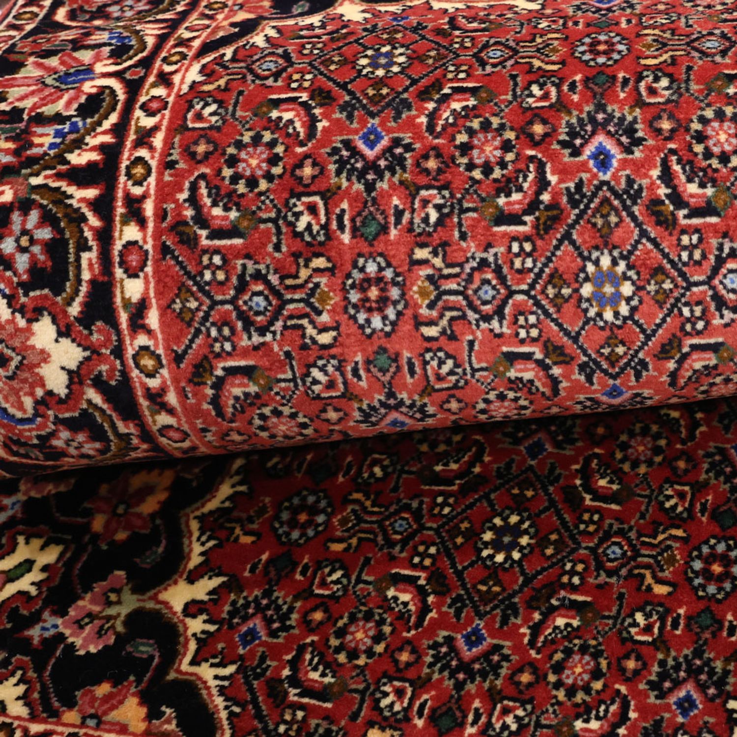 Perser Rug - Bidjar - 144 x 73 cm - dark red
