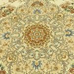 Perser Rug - Tabriz - Premium - Silk Warp - 206 x 145 cm - beige