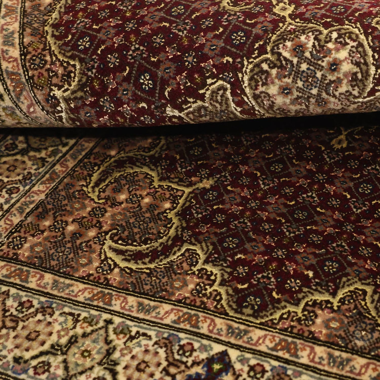 Perser Rug - Tabriz - Royal - Royal - 112 x 59 cm - dark beige