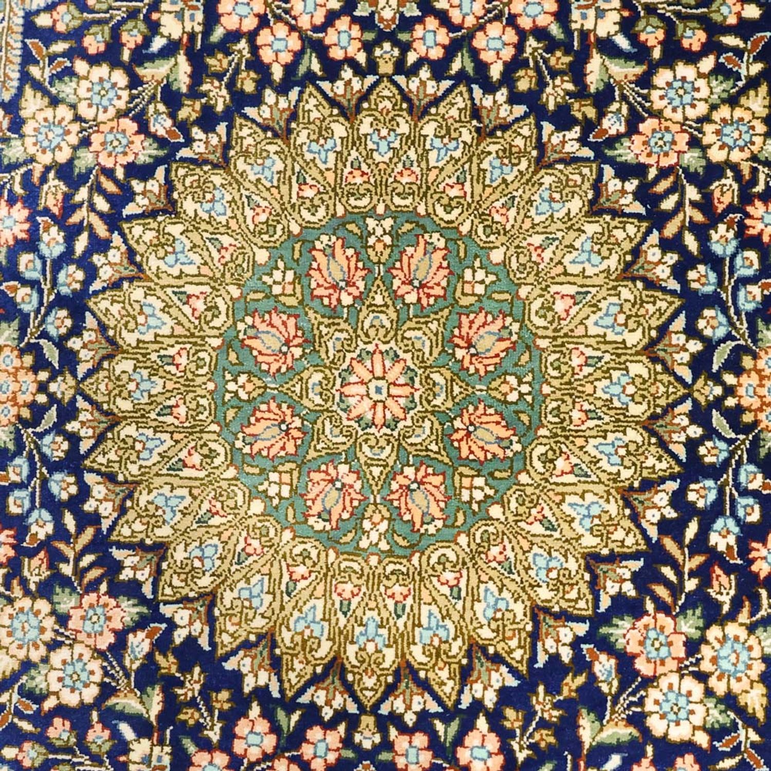 Perser Rug - Ghom - Royal - 126 x 76 cm - multicolored