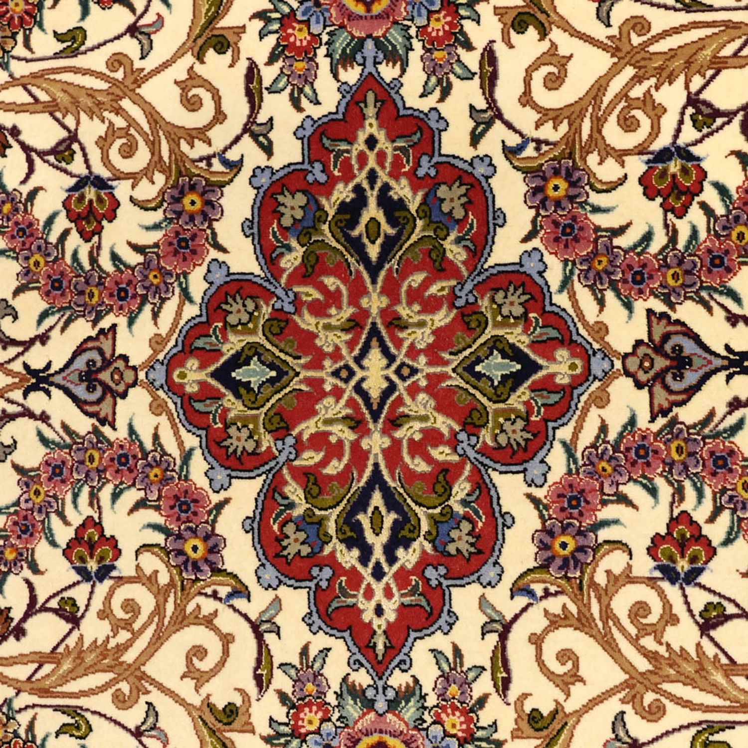 Perser Rug - Isfahan - Premium - Silk Warp - 171 x 111 cm - beige