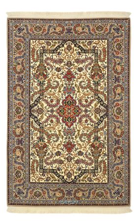 Perser Rug - Isfahan - Premium - Silk Warp - 171 x 111 cm - beige