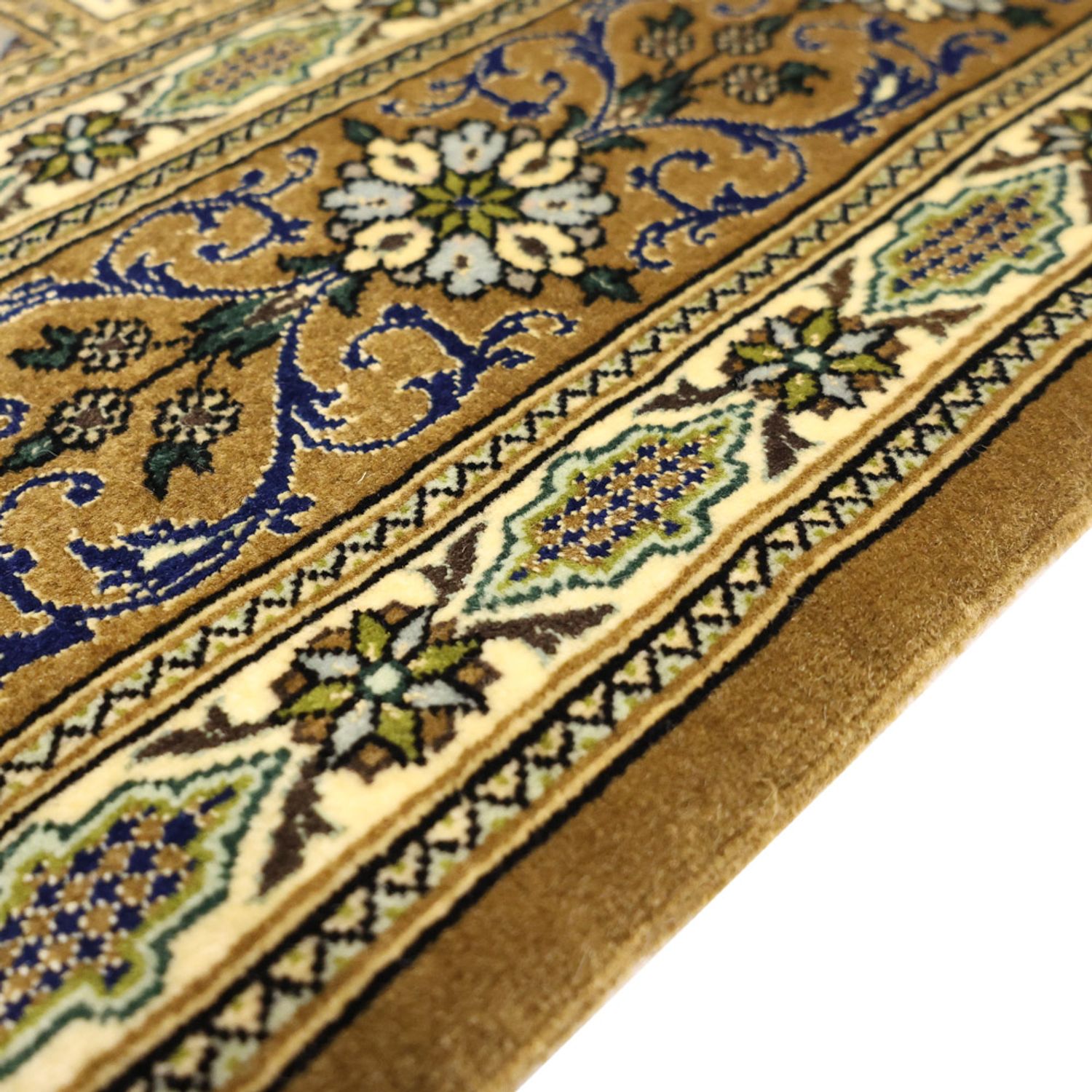 Perser Rug - Ghom - Royal - 154 x 102 cm - olive green