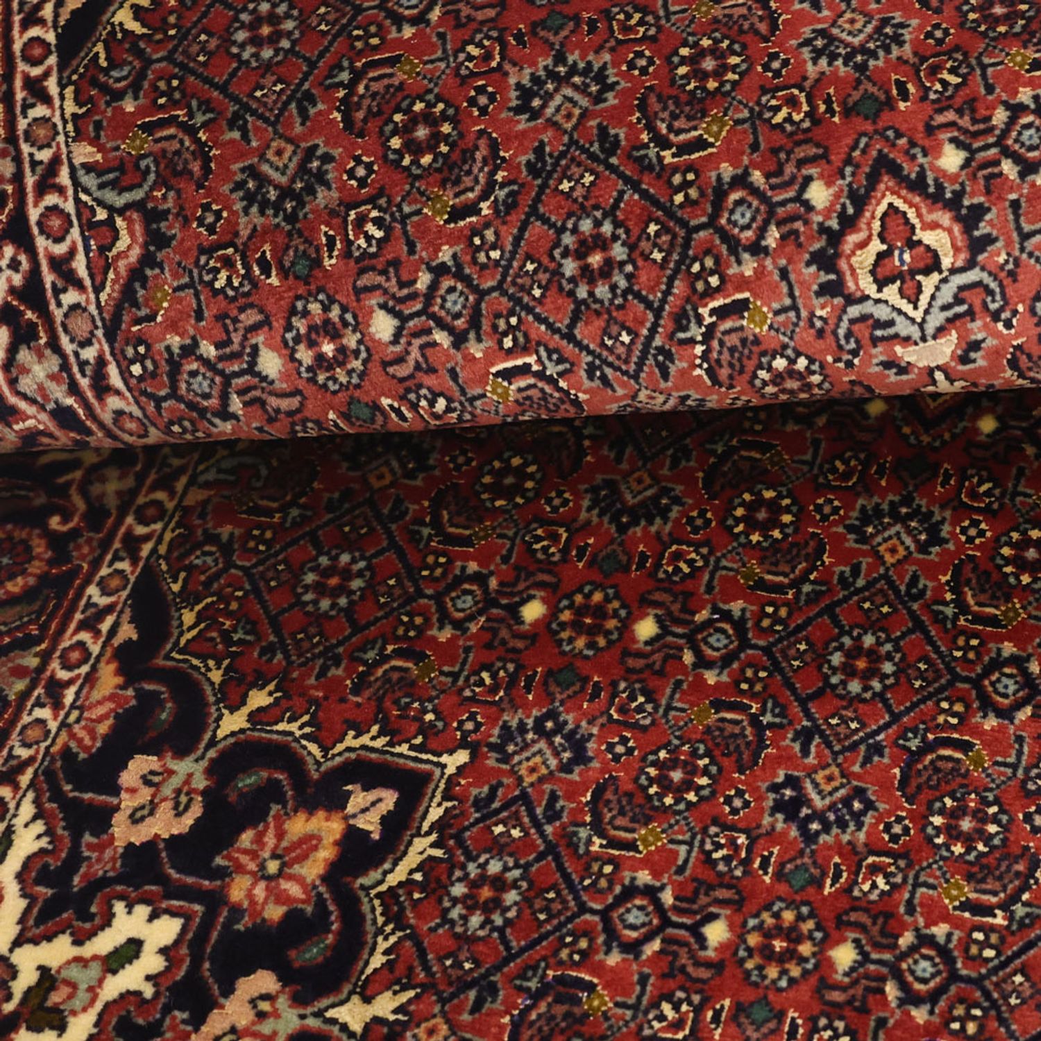 Perser Rug - Bidjar - 140 x 72 cm - dark red
