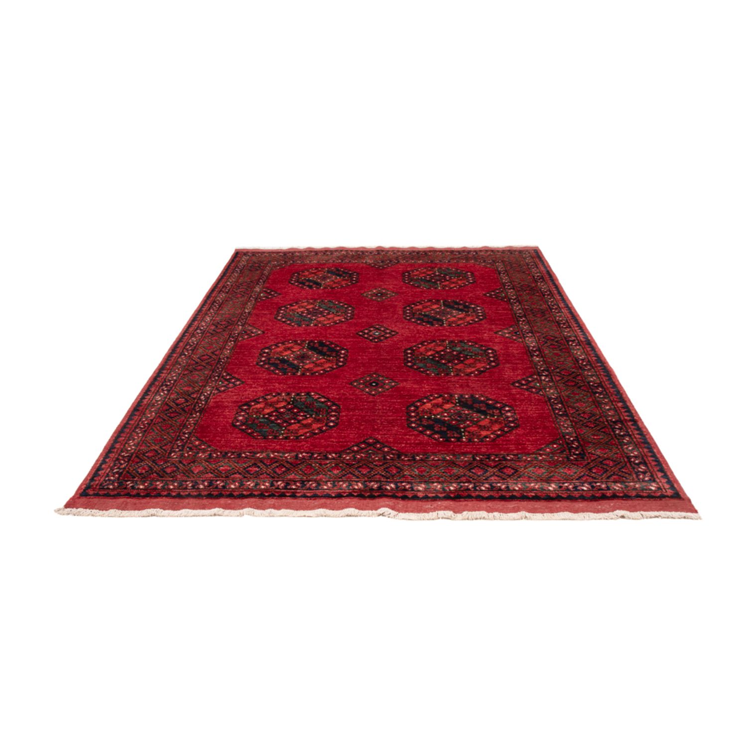 Afghan Rug - Kunduz - 240 x 174 cm - red