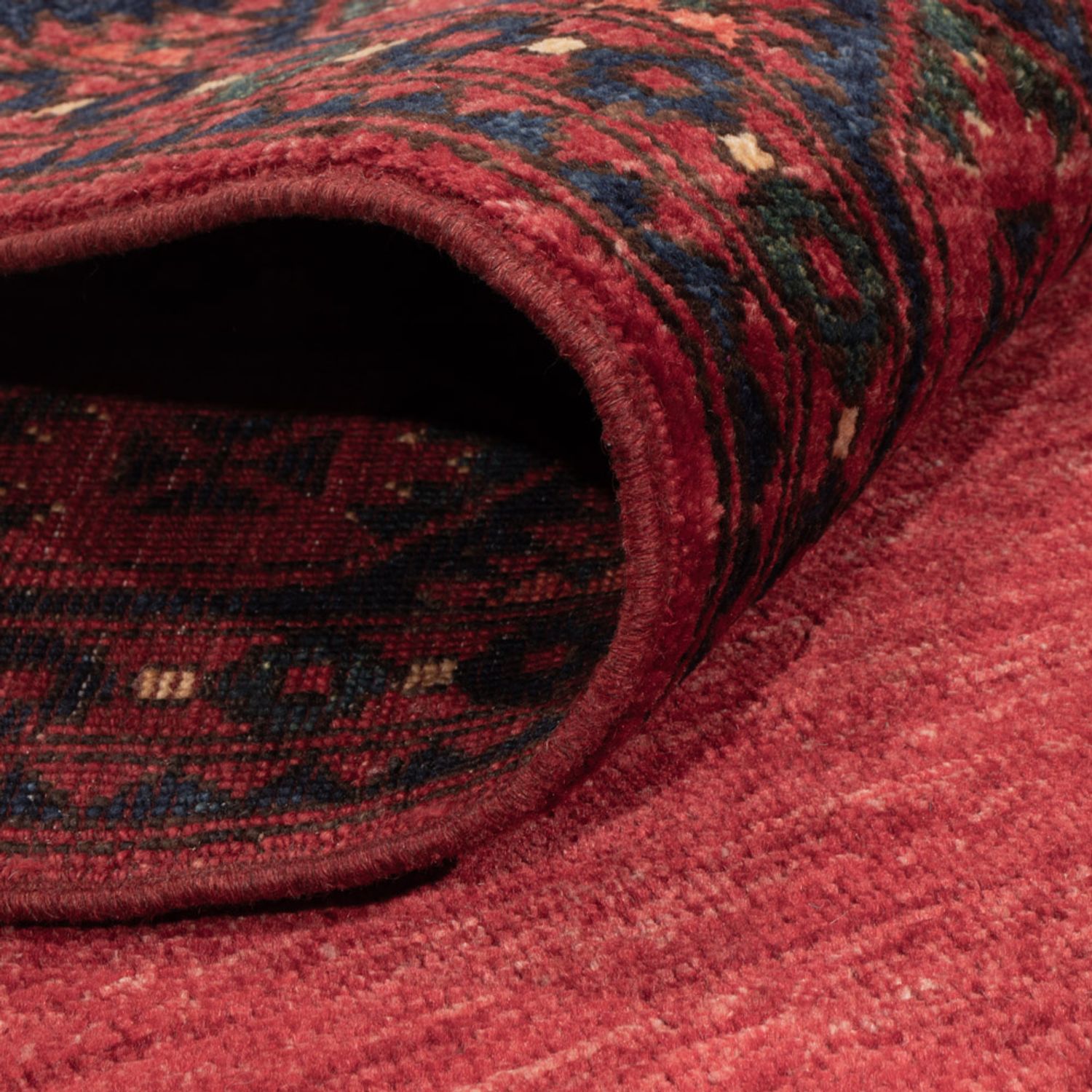 Afghan Rug - Kunduz - 240 x 173 cm - red