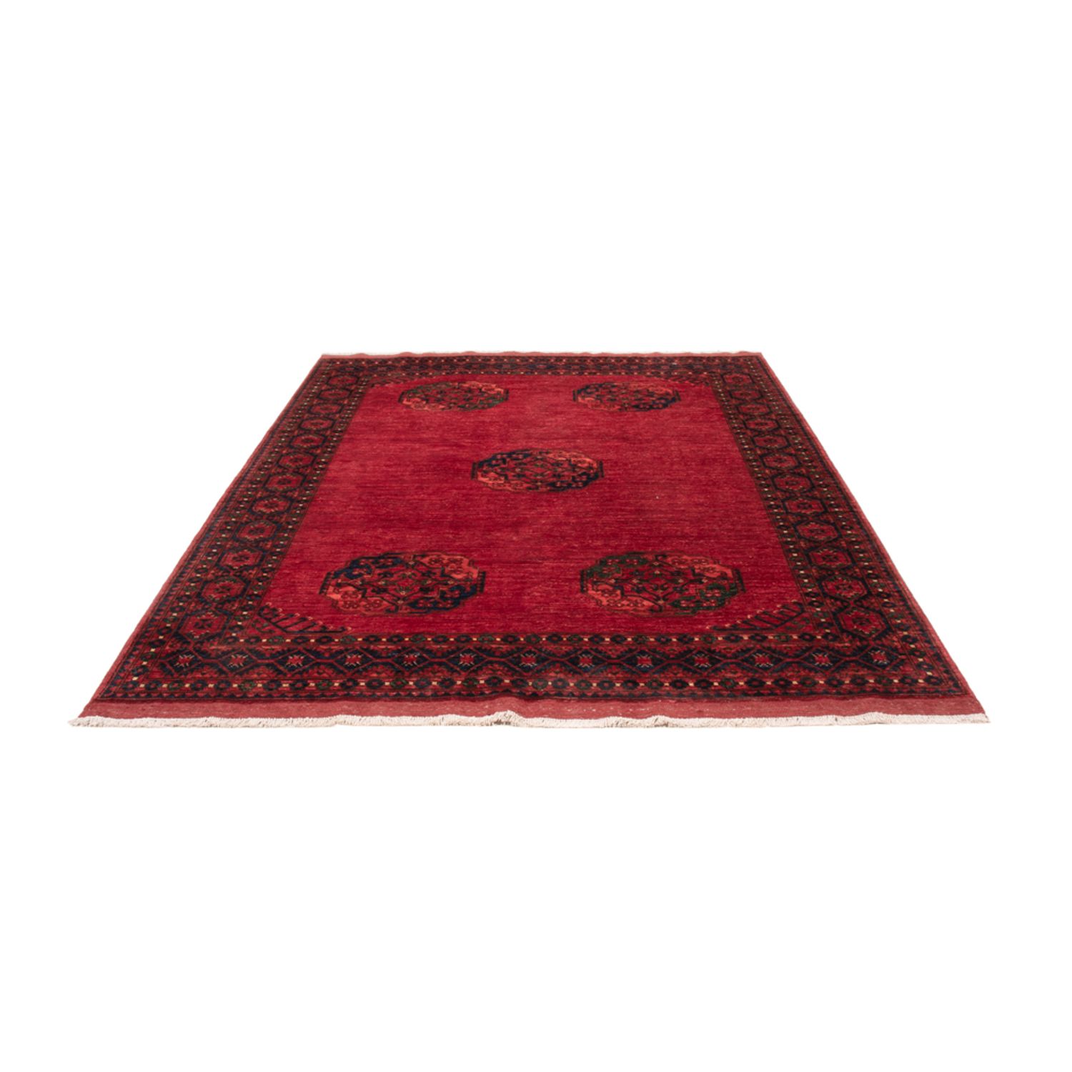 Afghan Rug - Kunduz - 240 x 173 cm - red
