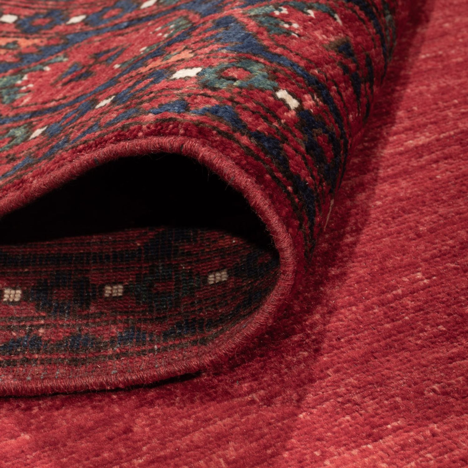 Afghan Rug - Kunduz - 238 x 176 cm - red