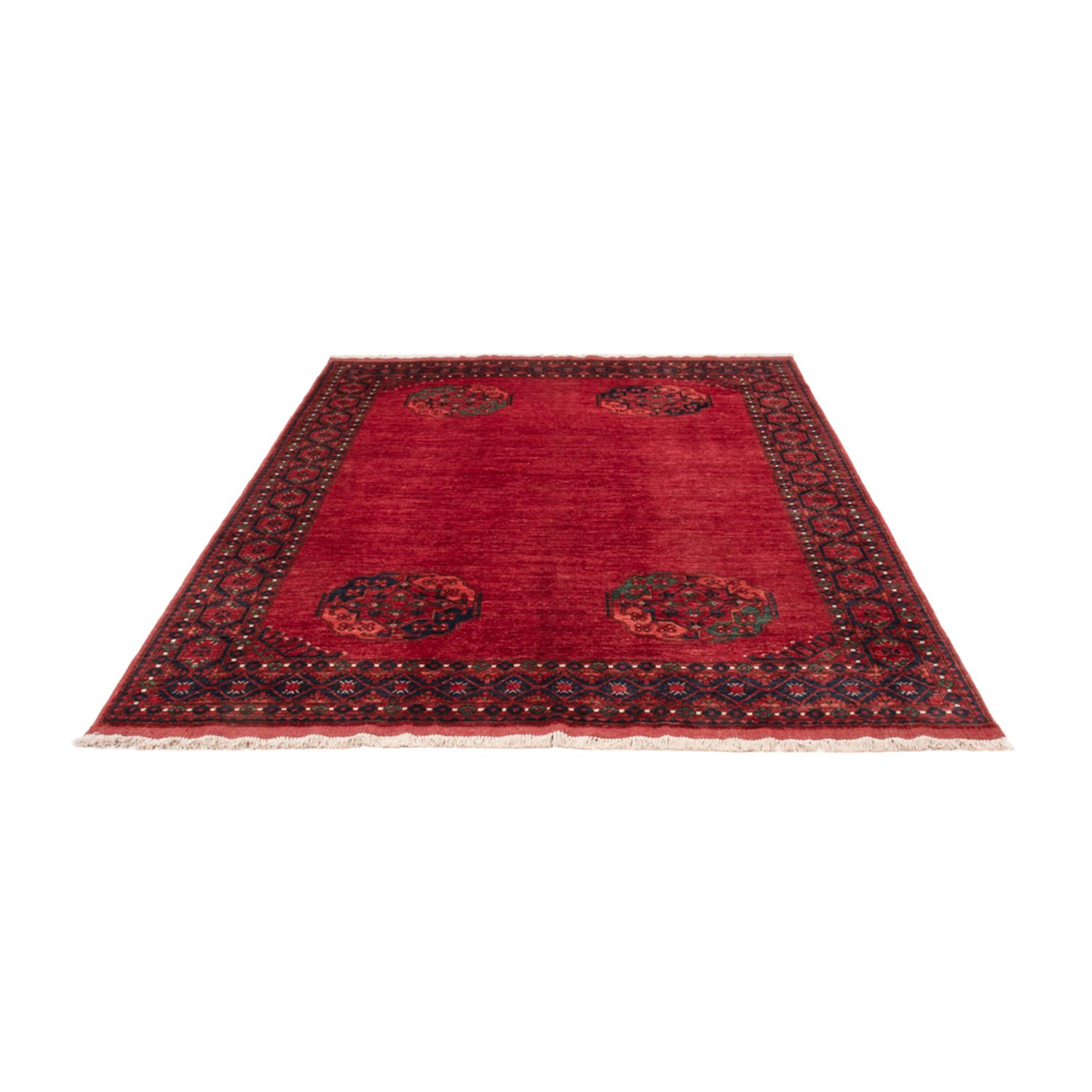 Afghan Rug - Kunduz - 238 x 176 cm - red