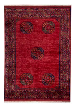Afghan Rug - Kunduz - 242 x 175 cm - red
