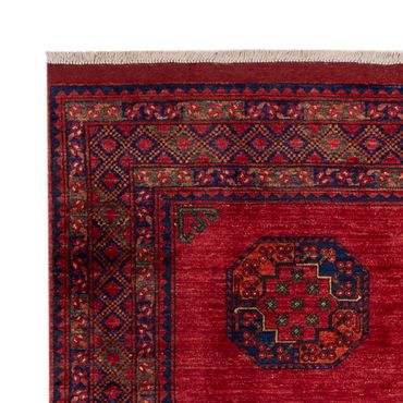 Afghan Rug - Kunduz - 242 x 175 cm - red
