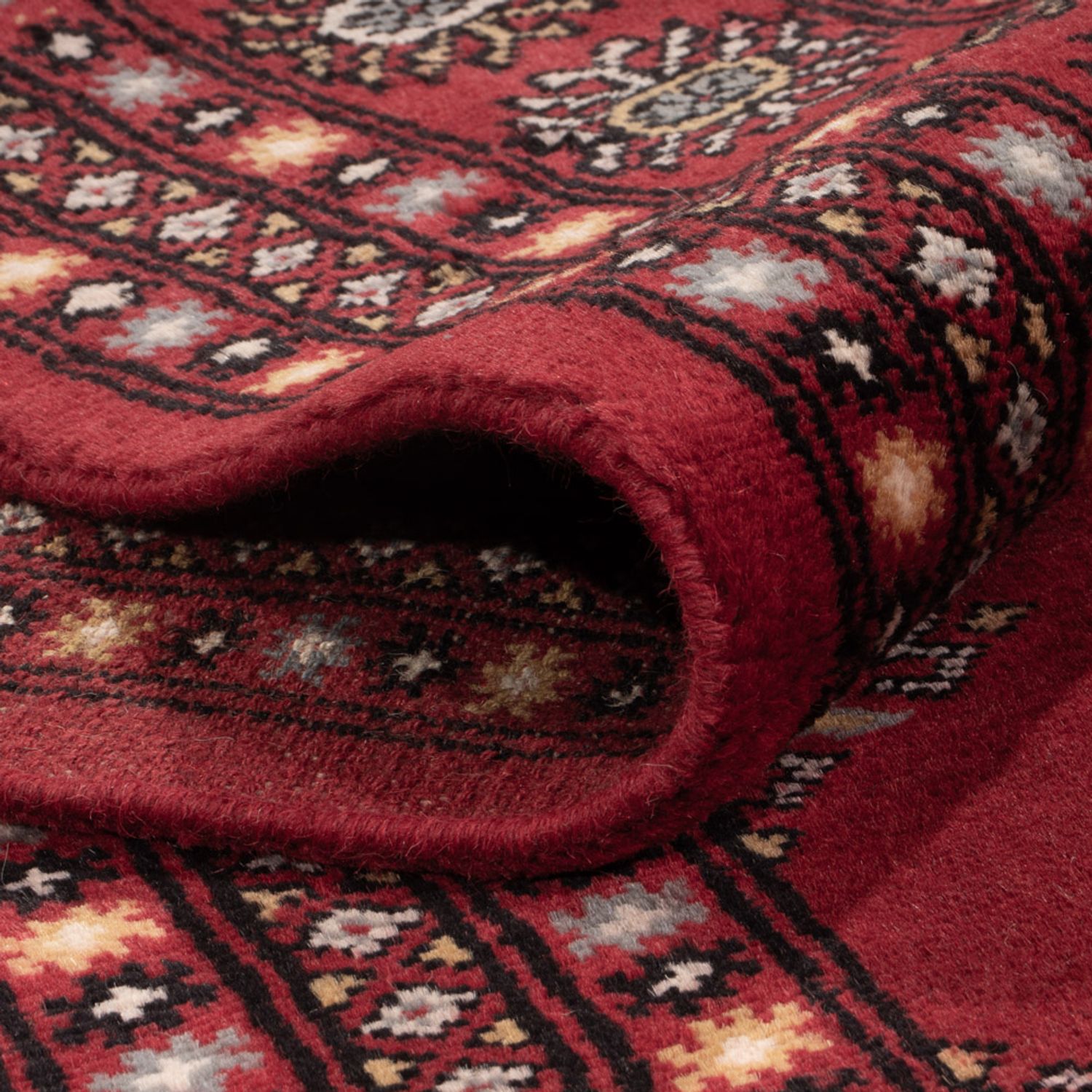 Afghan Rug - Bukhara - 306 x 202 cm - red