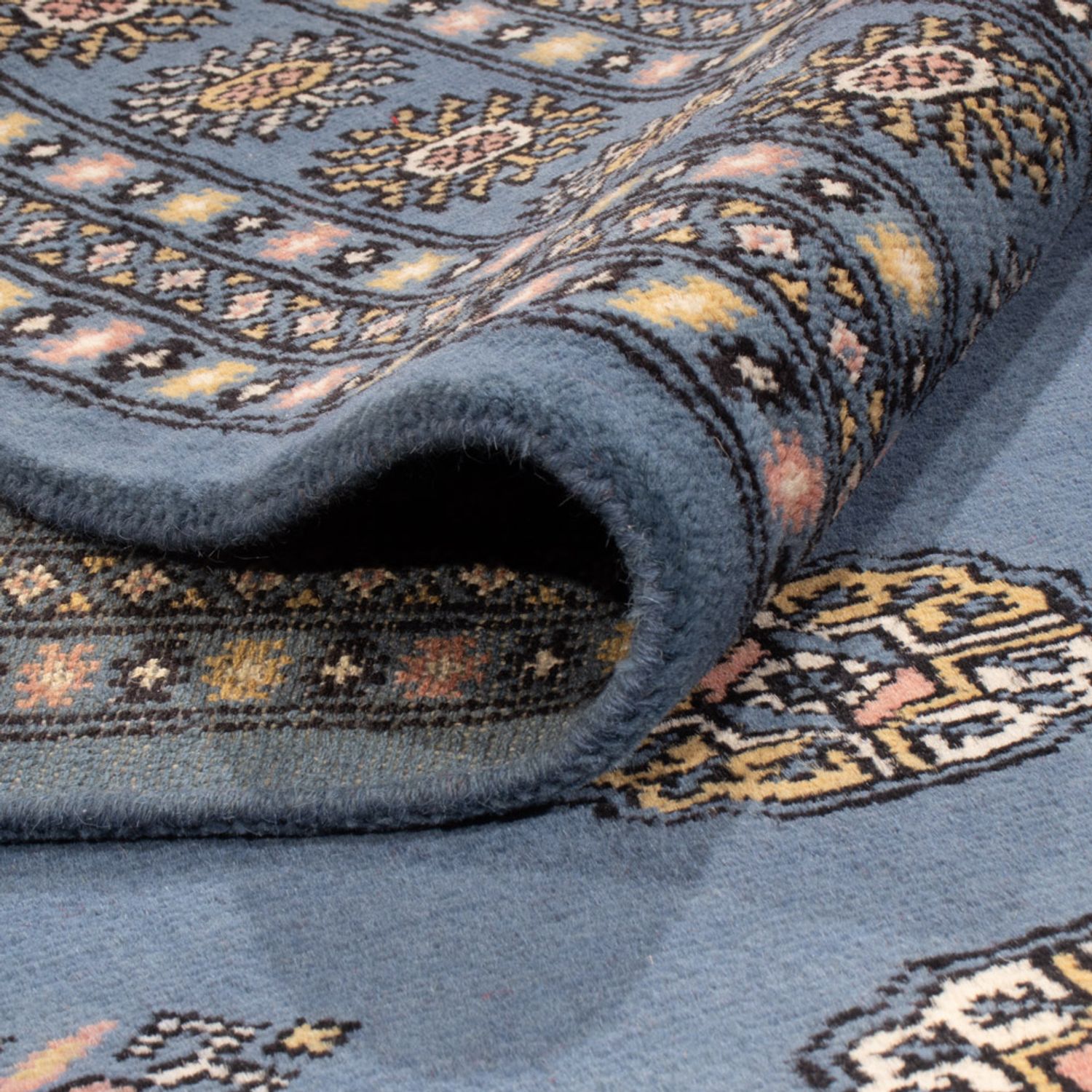 Afghan Rug - Bukhara - 315 x 207 cm - blue