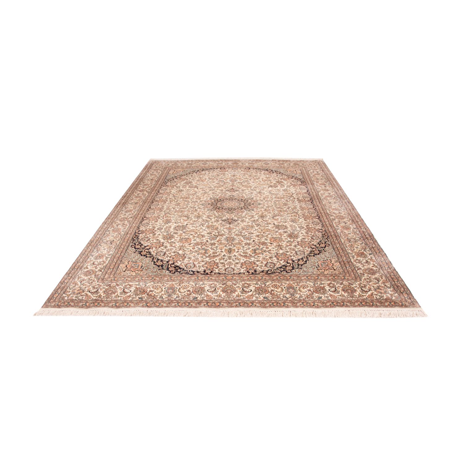 Silk Rug - Kashmir Silk - 309 x 213 cm - sand