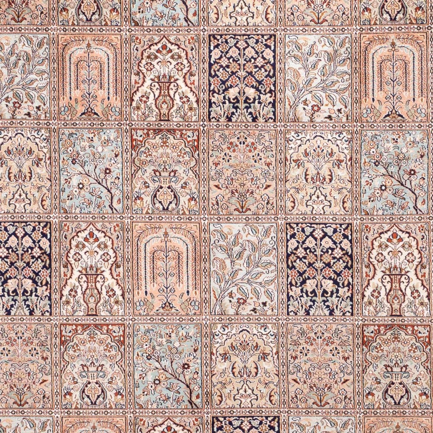Silk Rug - Kashmir Silk - 304 x 246 cm - sand