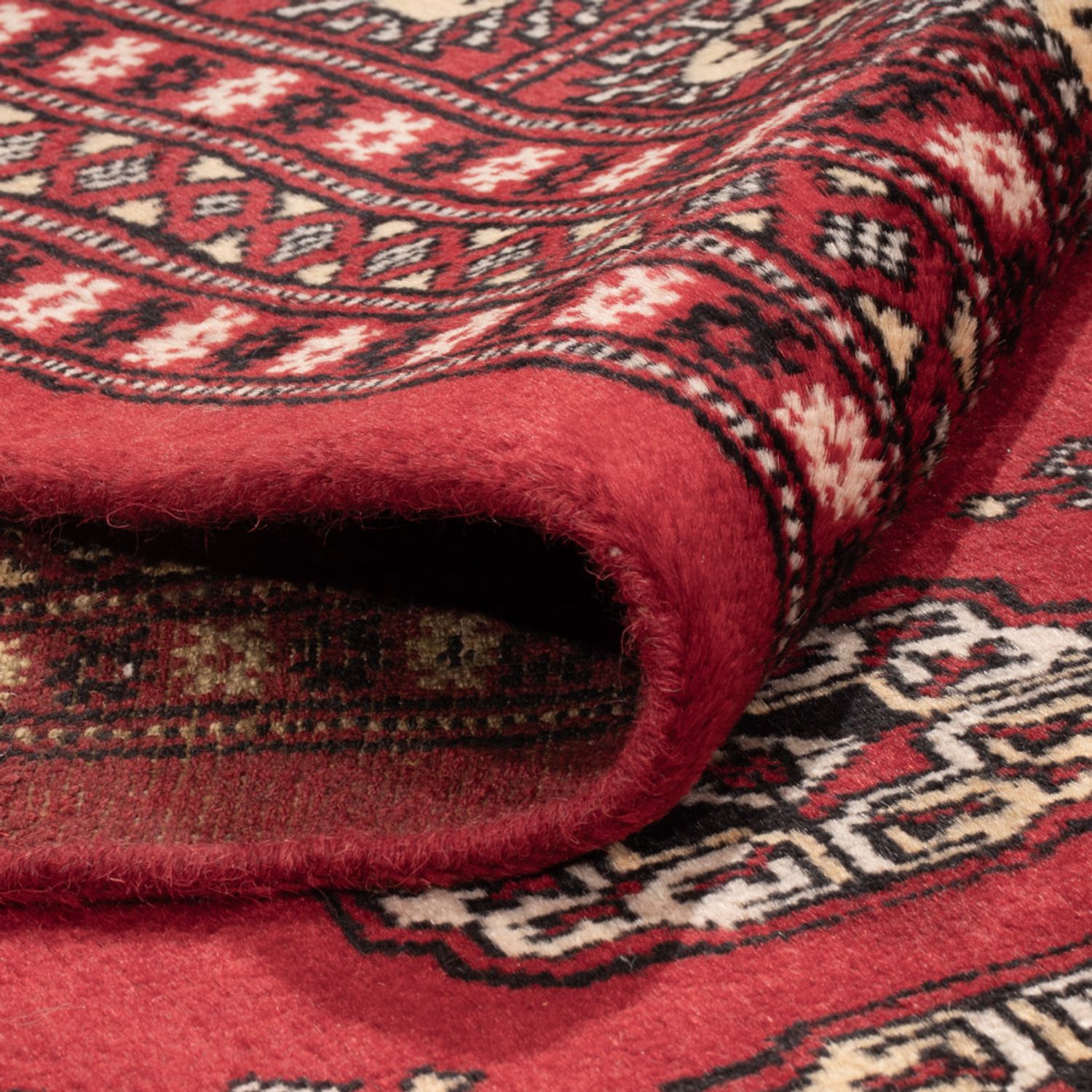 Afghan Rug - Bukhara - 298 x 243 cm - red