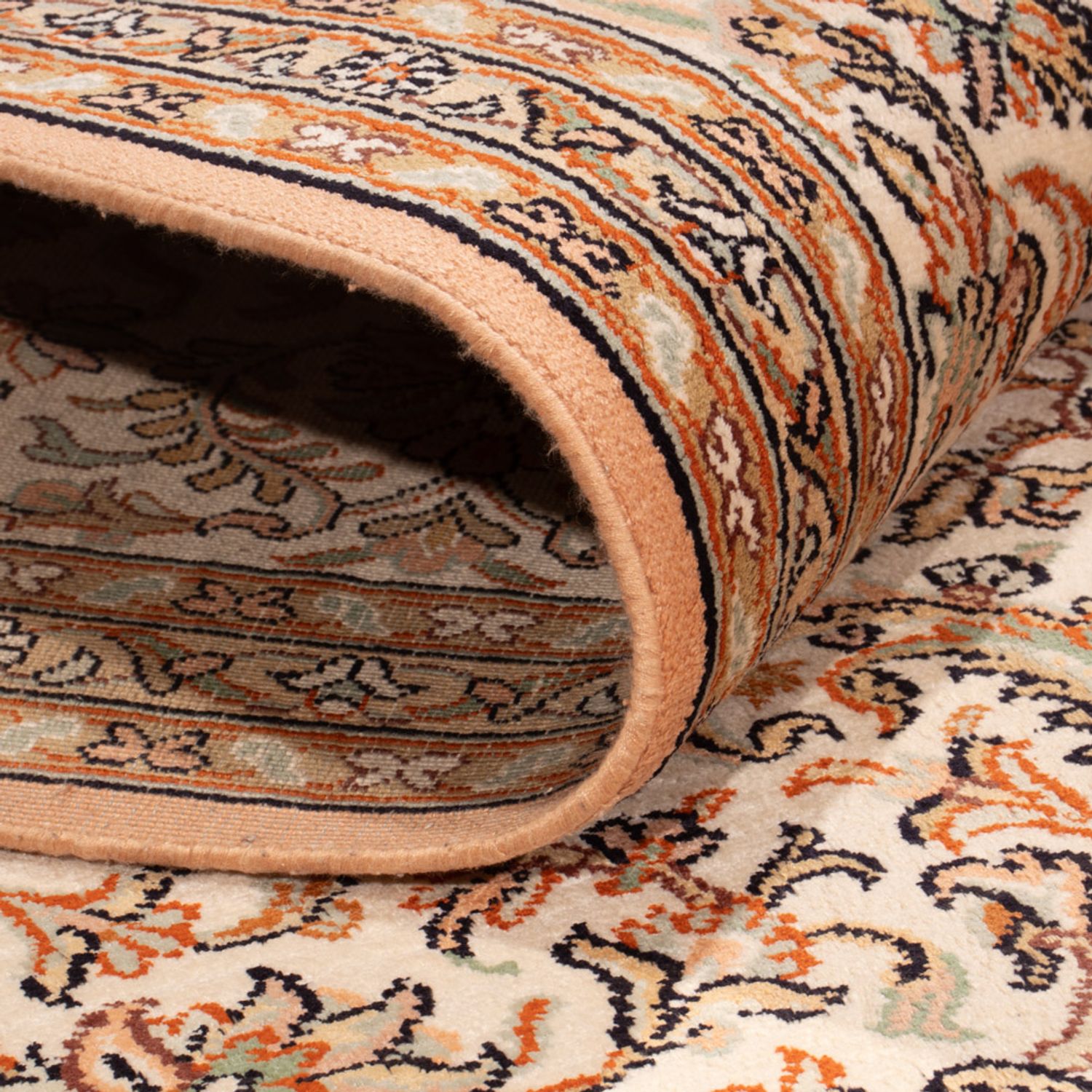 Silk Rug - Kashmir Silk - 290 x 205 cm - sand