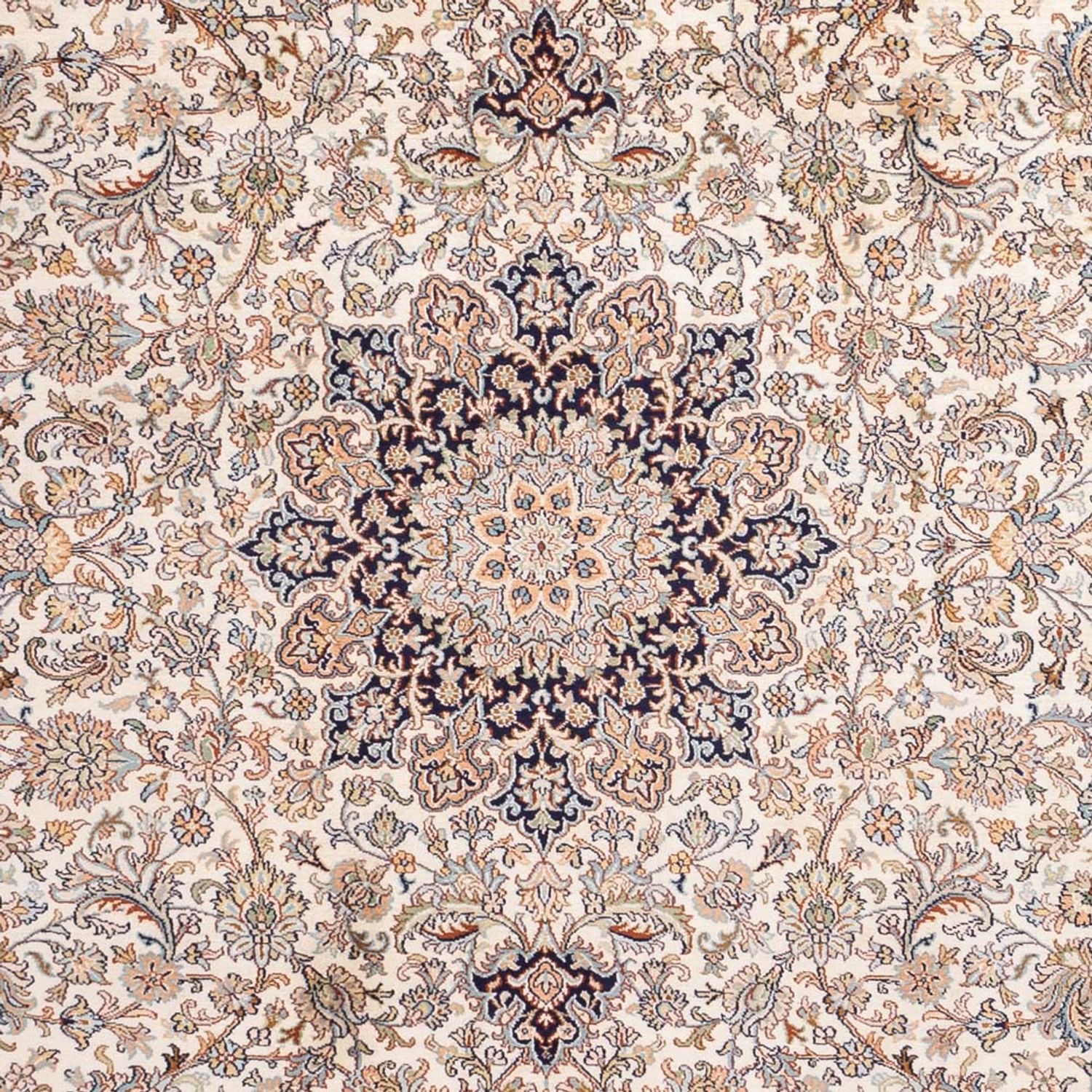Silk Rug - Kashmir Silk - 309 x 217 cm - sand