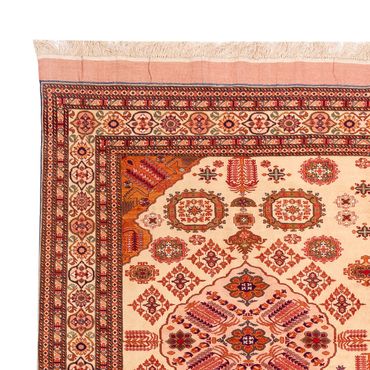 Silk Rug - Afghan Silk - 288 x 217 cm - light red