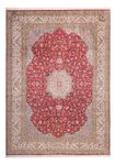 Silk Rug - Kashmir Silk - 303 x 220 cm - red