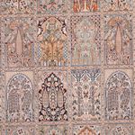 Silk Rug - Kashmir Silk - 317 x 221 cm - dark beige