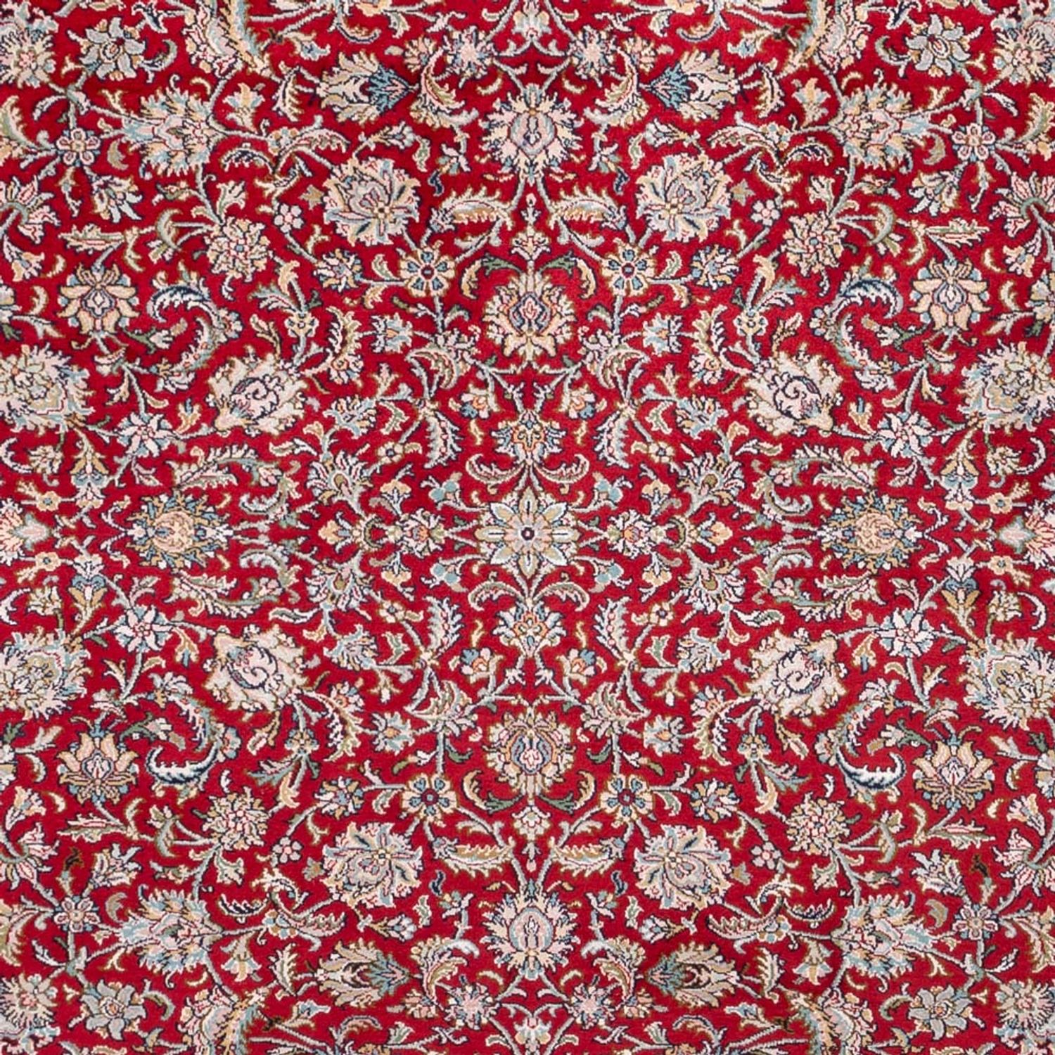 Silk Rug - Kashmir Silk - 302 x 216 cm - red