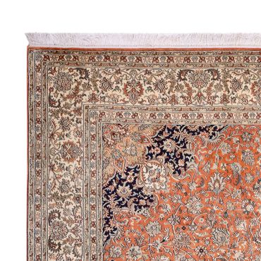 Silk Rug - Kashmir Silk - 306 x 220 cm - terracotta