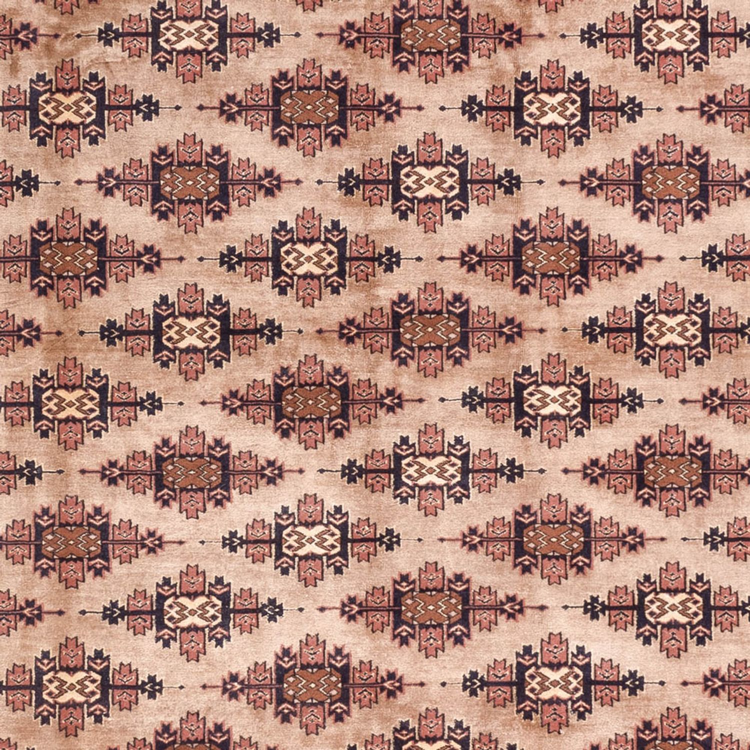 Silk Rug - Afghan Silk - 273 x 199 cm - light brown