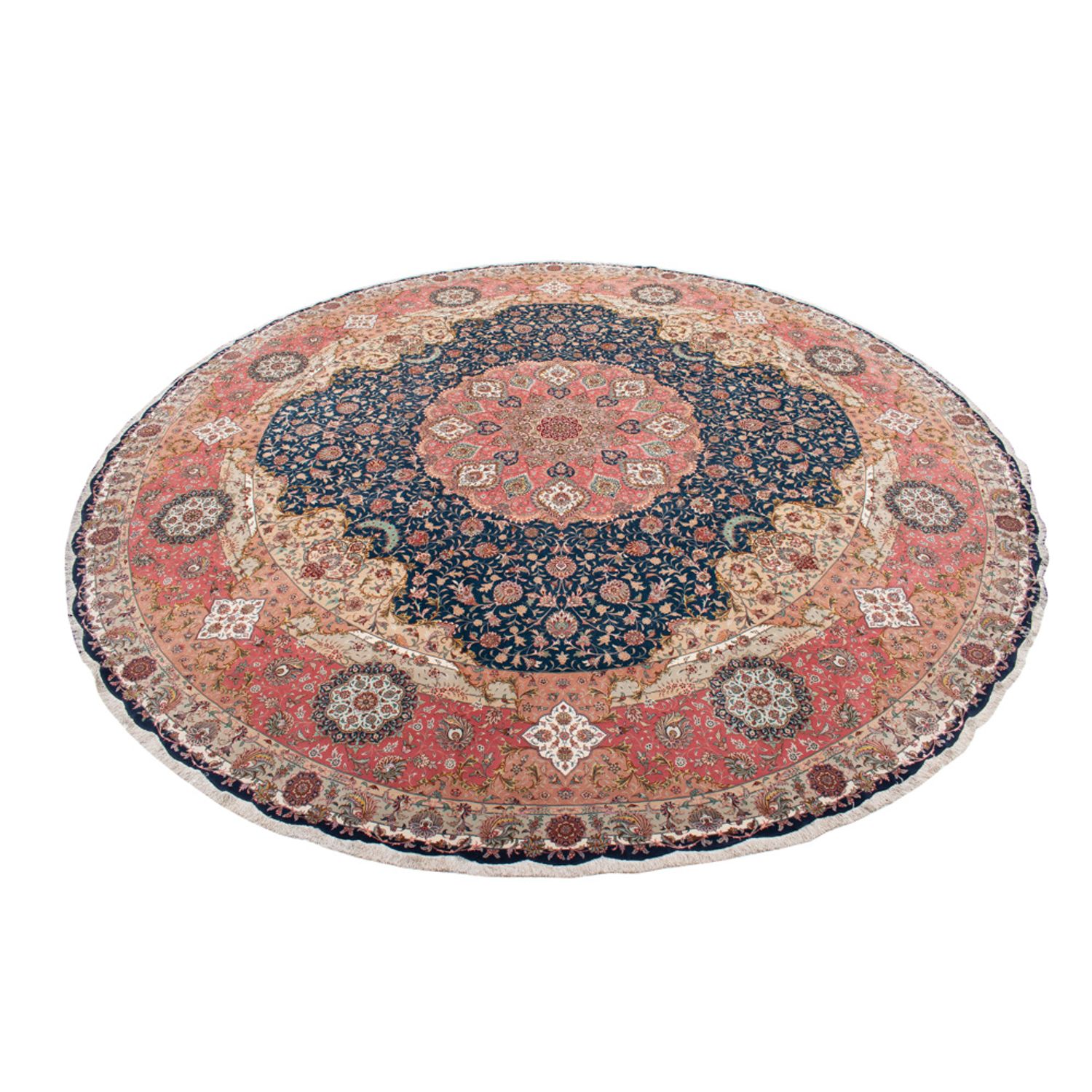 Perser Rug - Tabriz - Premium round  - 500 x 500 cm - blue
