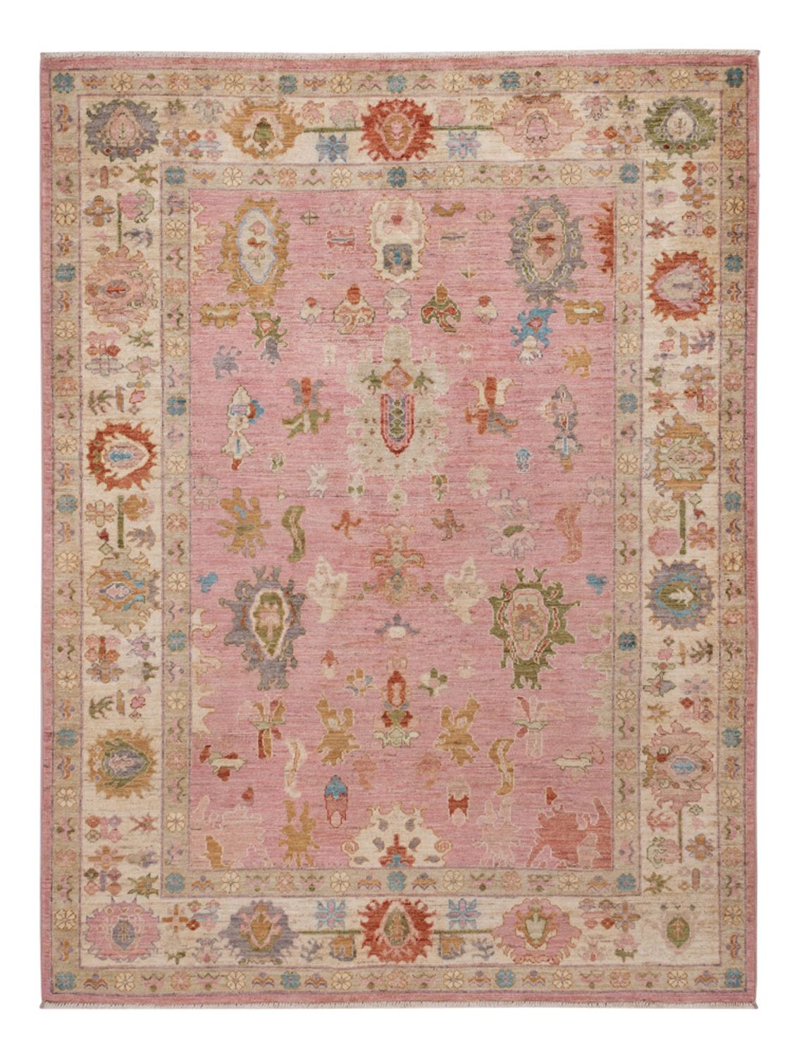 Ziegler Rug - Usak - 203 x 153 cm - light red