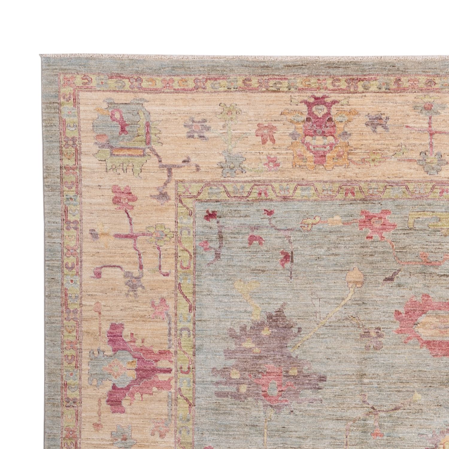 Ziegler Rug - Usak - 366 x 264 cm - light blue