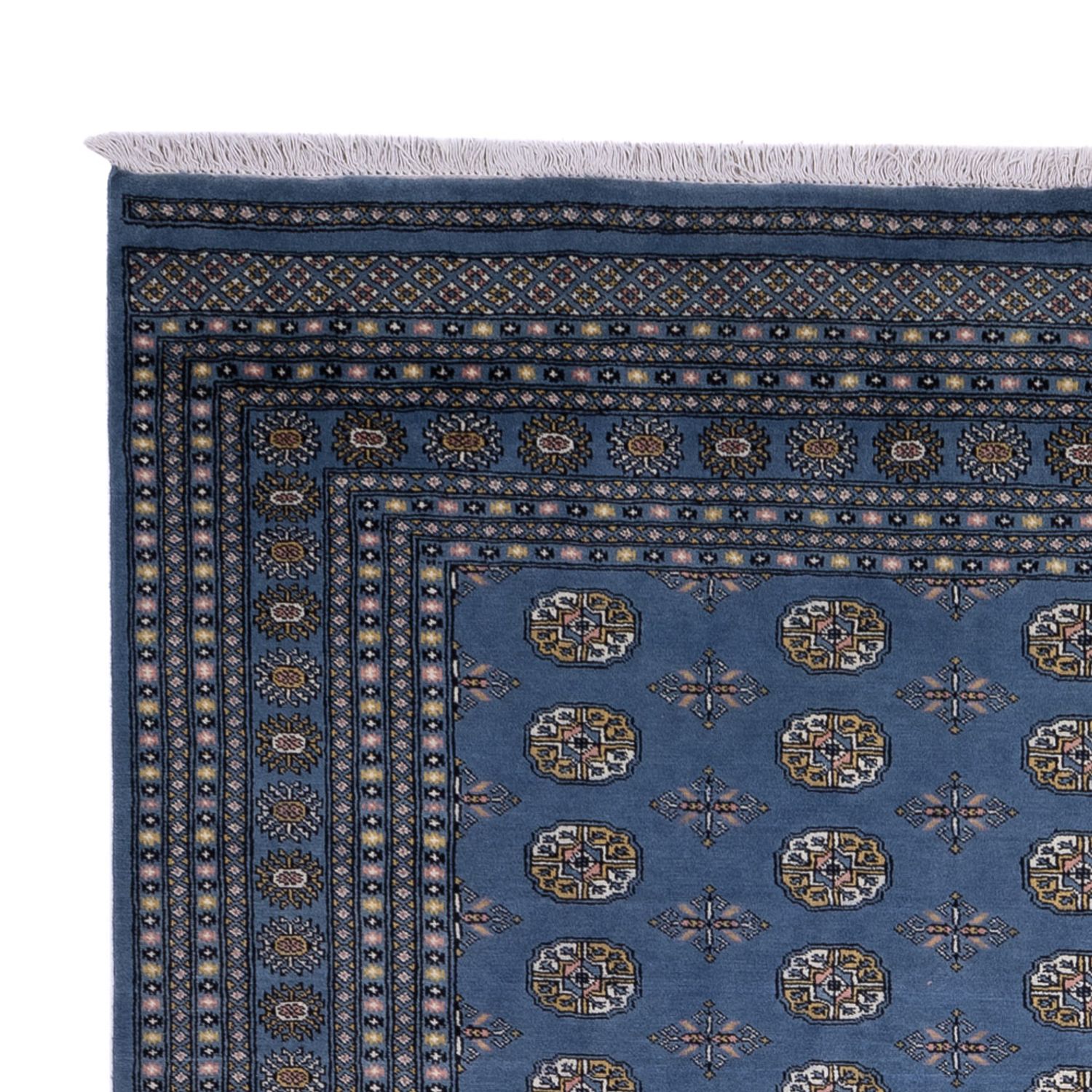 Afghan Rug - Bukhara - 341 x 240 cm - blue