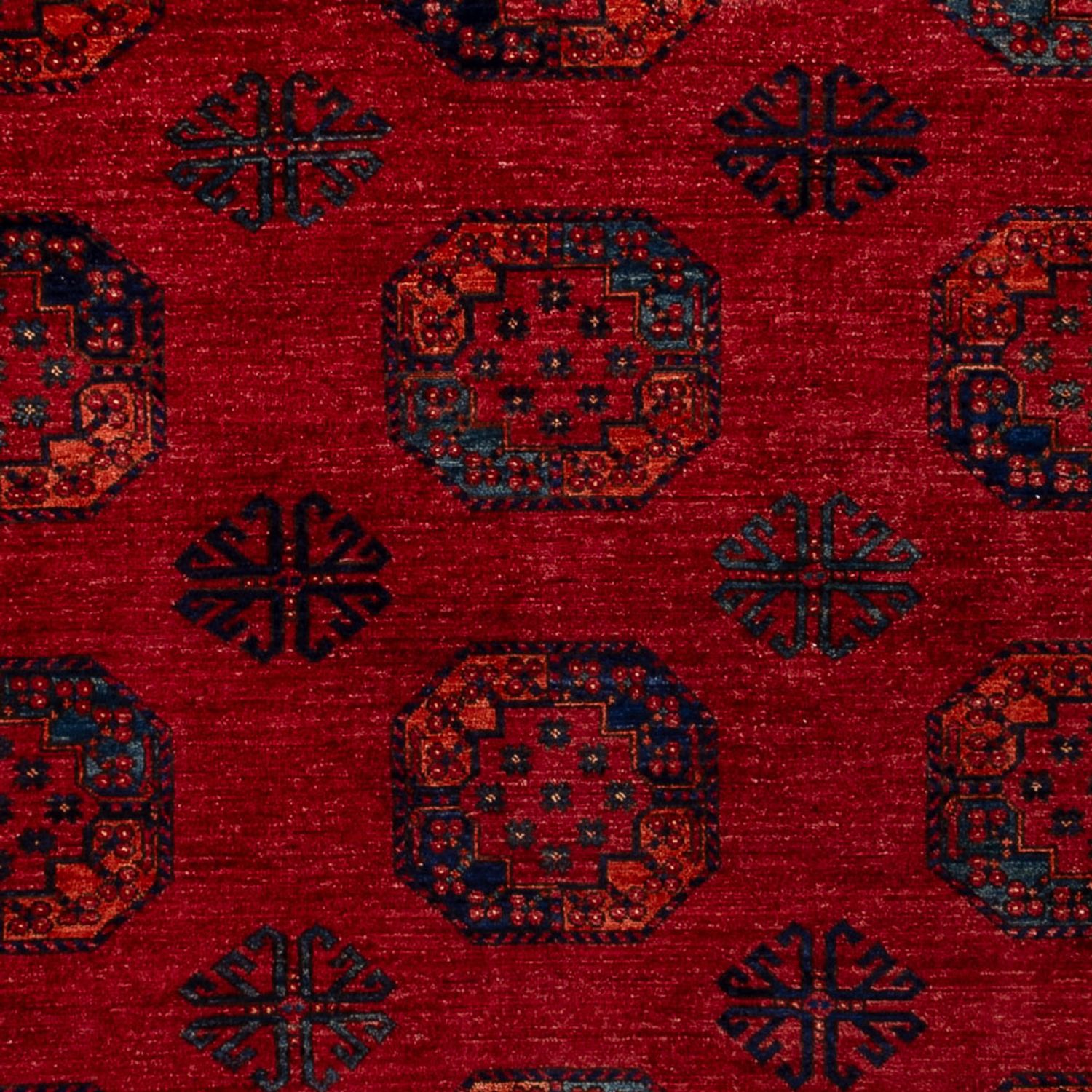 Afghan Rug - 346 x 256 cm - red