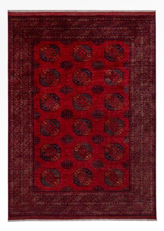 Afghan Rug - 346 x 256 cm - red